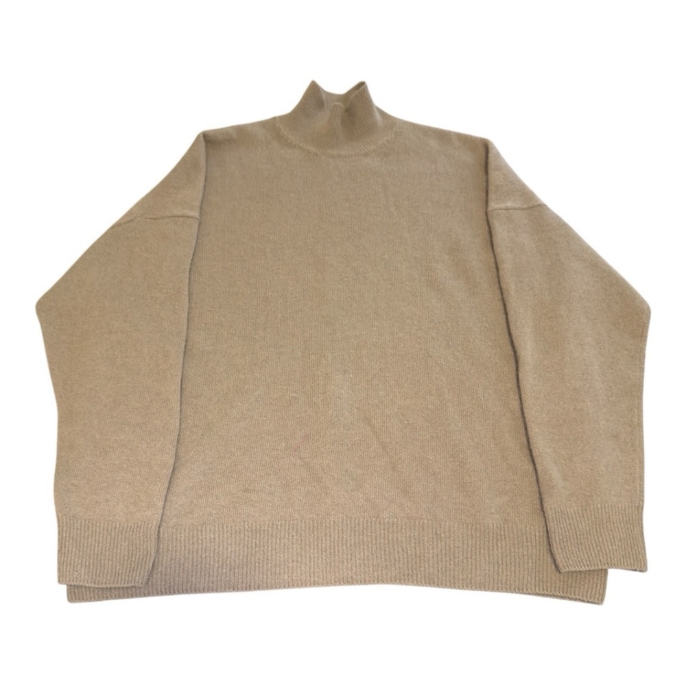 The Row Tan Turtleneck Sweater